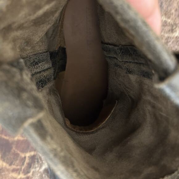 Allen Edmonds Dallas Roper Boots Mens 9 D Husk Brown Leather (444N) NWOT - Picture 8 of 9